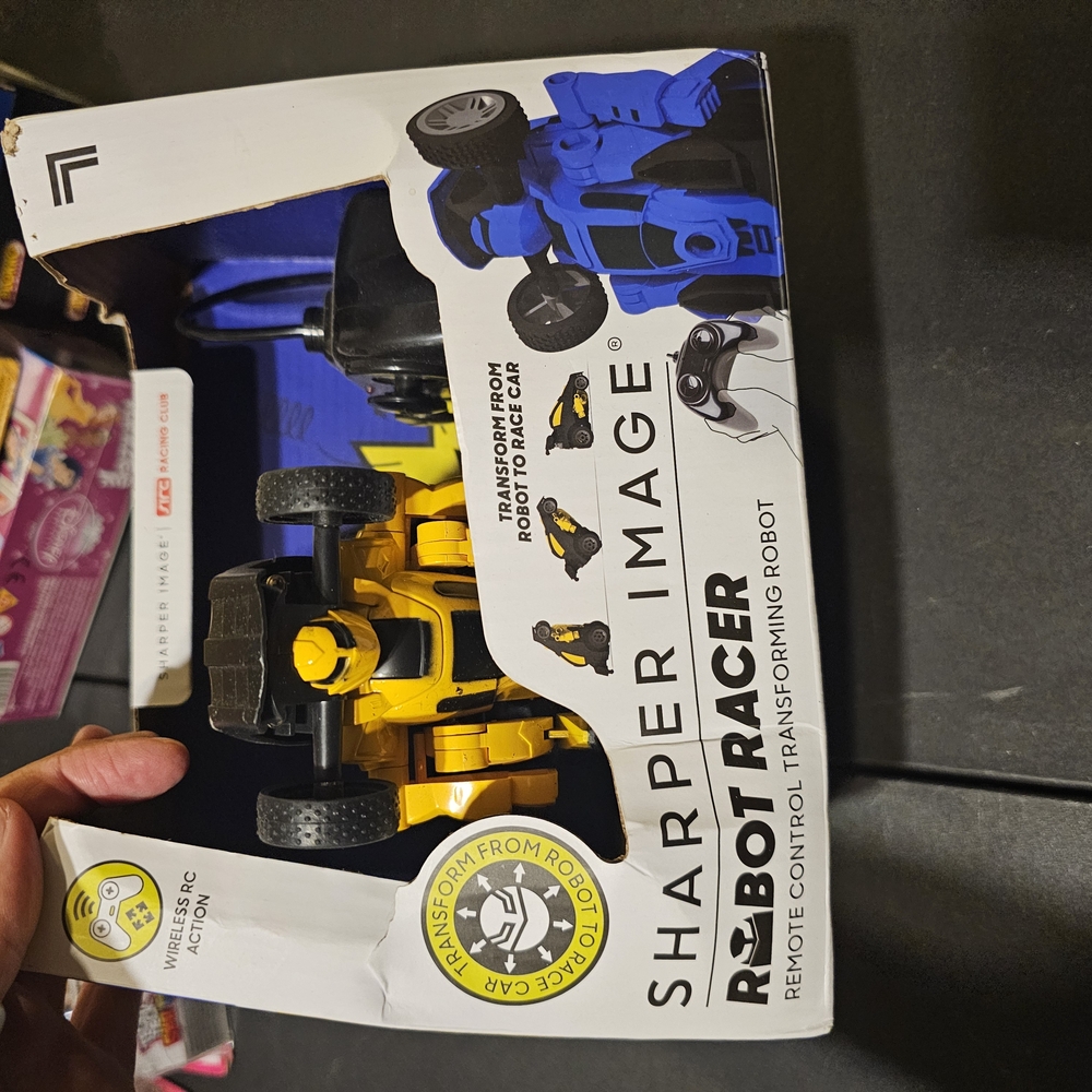 Sharper Image Yellow and Black Robot Racer